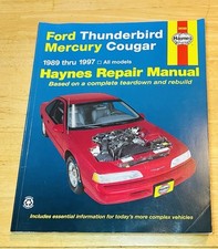 HAYNES 36086 FORD THUNDERBIRD MERCURY 1989--1997 REPAIR MANUAL UPC: 038345017254 picture