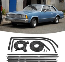 9Pcs Weather Stripping Door Seals Kit 23256 For Malibu LeMans 2 Door 1978-1981 picture