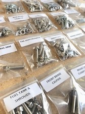 Specbolt Nickel Restoration Bolt kit Honda ATC250R Body Frame Wheels NO ENGINE picture