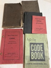 Lot Vtg Antique ACME Arrow Curtis Auto Key Code Book Rare Locksmith picture