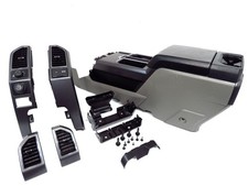 15-22 Ford Truck Center Console & Install Kit w/o Shifter - Gray Vinyl XLT picture