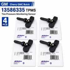 4 Pack Genuine GM Chevy GMC Buick Cadillac TPMS Tire Pressure Sensor 13586335 picture