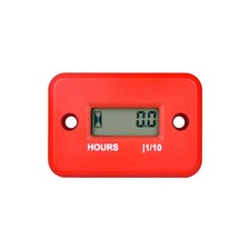 (Red)Inductive Hour Meter,Maintenance Gas Engine For Lawn Mower Motorcycle ATV picture