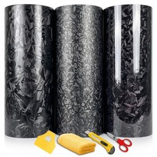 Premium Forged Carbon Fiber Vinyl Film Wrap Gloss Satin Matte Black Sticker Deca picture