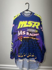 Vintage 1995 MSR Malcolm Smith Racing System 6 Jersey XXL Hydromax Sub-Dye MX picture