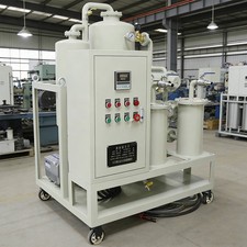 220V Hydraulic Waste Oil Water Separator Oil Filter Machine Mobile Oil Purifier picture