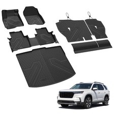 LASFIT Floor Mats & Trunk Mat for Honda CR-V CRV 2007-2027 All Weather TPE Liner picture