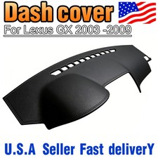 FOR 2003-2009 LEXUS GX470 DASH COVER MAT DASHBOARD PAD NO HUD/ BLACK picture