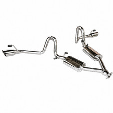 SS Catback Exhaust for 1999-2004 Ford Mustang Base Convertible /Coupe V6 3.8L picture