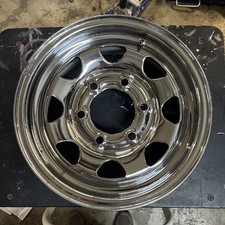 89-97 Nissan Pickup 14x6” Preowned OEM Chrome Wheel (62269) picture