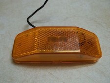 (1) AMBER Light LED 2 super diode 1 x 4 surface mount marker trailer Bargman 99 picture