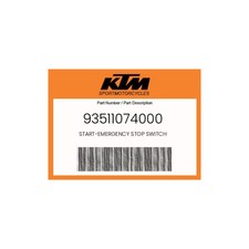KTM Genuine Start-Emergency Stop Switch - 93511074000 picture