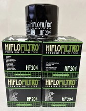 Hiflofiltro HF204 Premium Oil Filters Replaces OEM *Arctic Cat (4) 550-0204 M983 picture