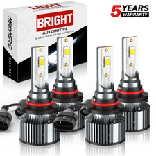 4X 9005+9006 6500K LED Headlight Bulbs High Low Beam For GMC Canyon 2004-2012 picture