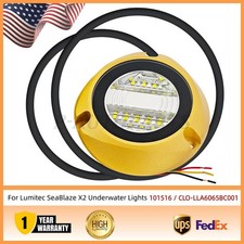 101516 For Lumitec SeaBlaze X2 LED Underwater Light - Dual Color - White/Blue US picture