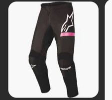 Alpinestars Fluid Stella Pants Black / Pink Fluo Size 26 picture