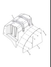 4061496C92Right-Hand Splash Panel, Long picture
