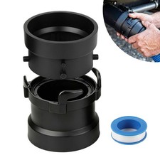 3Inch RV Sewer Hose Fitting Bayonet Waste Outlet Connection Termination Adapter picture