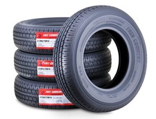 4PC Trailer Tires ST205/75R15 Free Country HD 10 Ply Load Range E w/Scuff Guard picture