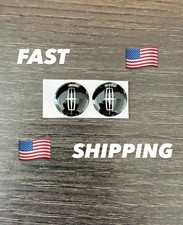 NEW LINCOLN 2pcs 14mm Replacement Key Fob Emblems Sticker Decal Logo  picture