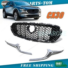 DGJ1-50-710B Front Bumer Grille W/ Chrome Molding Trim For Mazda CX-30 2020-2023 picture
