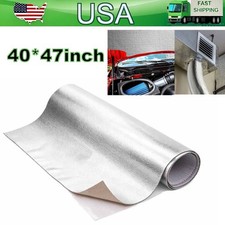 Aluminized Heat Shield Thermal Barrier Adhesive Backed Heat Sleeve 40