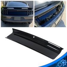 Gloss Black For 2015-2023 Ford Mustang GT Rear Trunk Decklid Panel Trim Cover picture