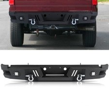 Fits 2011-2016 Ford Super Duty F250 F350 Heavy Duty Rear Bumper w/ LED D-Rings picture