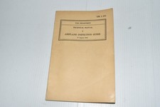 WW2 US Army Military Airplane Inspection Guide Book TM 1-415 AUGUST 43 (RPB2720) picture