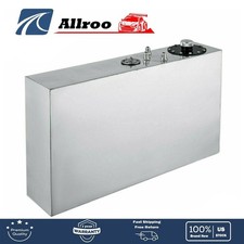 15 Gallon/56L Top-Feed slim Aluminum race/drift Fuel Cell Gas Tank+Level Sender picture