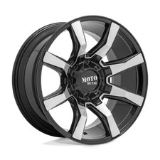 20x9 Moto Metal MO804 SPIDER Gloss Black Machined Wheel 6x120/6x5.5 (0mm) picture