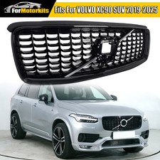 For 2019-2025 XC90 SUV 32365199 R-DESIGN Style Silver Trim Front Radiator Grille picture