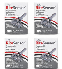 (4-PACK) BARTEC RITE-SENSOR 315/433MHZ PROGRAMMABLE TPMS WITH RUBBER VALVE NEW picture