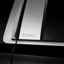 Putco 402671GM-2 Stainless Pillar Post Trim Set for 20-25 GMC Sierra Crew 2500HD picture