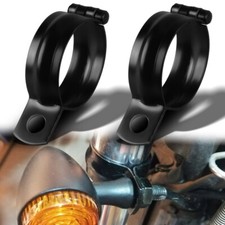 2Pcs Motorcycle Front Fork Clamp Turn Signal Light Mount Bracket Holder 37-50mm picture