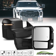 Fit 2022-2024 Toyota Tundra Power Heated Towing Mirrors Pair Turn Signal BSM picture