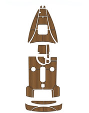 1998-2003 Maxum 2300 SC Boat Cockpit Bow Pad Boat EVA Foam Teak Floor picture