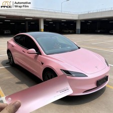 Electro Gloss Cherry Blossom Pink Car Wrap 5ftx50ft PET Vinyl Film Self Adhesive picture