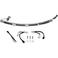 CUSTOM DYNAMICS Genesis 4 Chrome Sequential LED Batwing Windshield Trim fr 06-13 picture