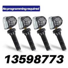 4Pcs Upgrade Tire Pressure Sensor OEM 13598773 TPMS 433MHz For GMC Buick Chevy picture