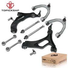 10PC Front Upper control arm Tie Rod Kit For 2004-2009 Audi Q7 Cayenne Touareg picture