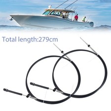 2PCS 9FT Outboard Throttle Cable Gen I Control Shift Cables For Mercury Mariner picture