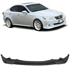 Front Bumper Lip Spoiler For 09-10 Lexus IS250 IS350 Sedan 4dr Black PU JP Style picture