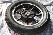 1980-81 KAWASAKI KZ440 LTD OEM REAR TIRE RIM /RUBBER NICE  picture