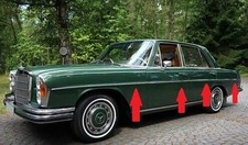 Mercedes W109 280SEL W109 300SEL 10 pieces moulding trim set fenders doors trunk picture