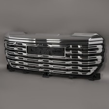Fits 2022-2024 GMC Sierra 1500 Denali Front Bumper Grille Chrome picture
