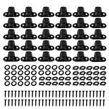 30 Marine Grade Twist Lock Fasteners Turn Button Eyelet Stud Stainless Steel picture