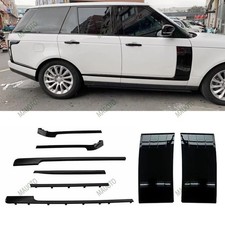 8PCS Door Side Body Fender Vent Molding Trim Strip Kits For LR Range Rover 13-22 picture