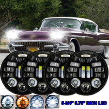 For 1958-1974 Cadillac DeVille 4PCS 5-3/4 5.75