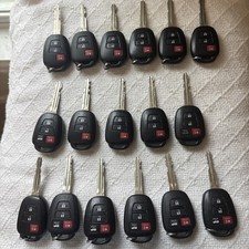 LOT OF 17  SUBARU REMOTE HEAD KEY FOB REMOTES 3 & 4 BUTTONS  picture
